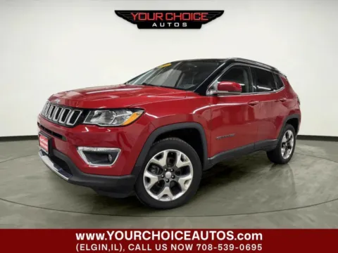 Red 2019 Jeep Compass Limited for sale in Elgin, IL