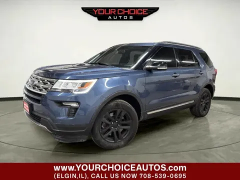 Blue 2018 Ford Explorer XLT for sale in Elgin, IL
