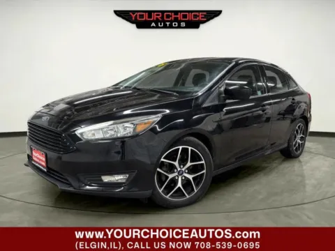 Black 2018 Ford Focus SE for sale in Elgin, IL