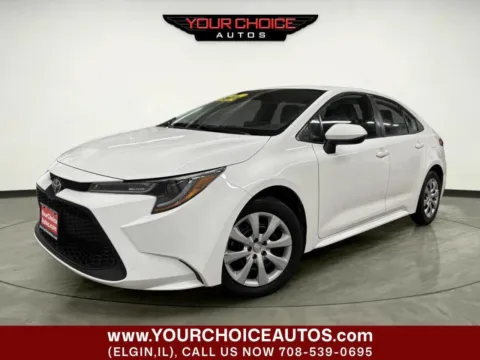 White 2022 Toyota Corolla LE 4dr Sedan for sale in Elgin, IL