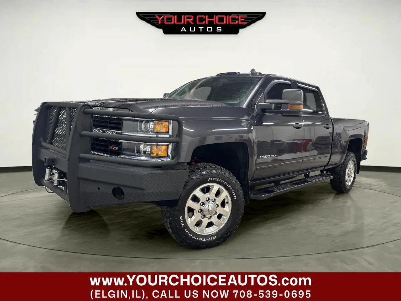 Gray 2015 Chevrolet Silverado 2500HD Built After Aug 14 LT for sale in Elgin, IL