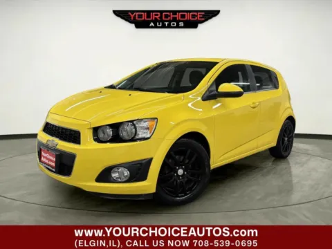 Yellow 2015 Chevrolet Sonic LT for sale in Elgin, IL