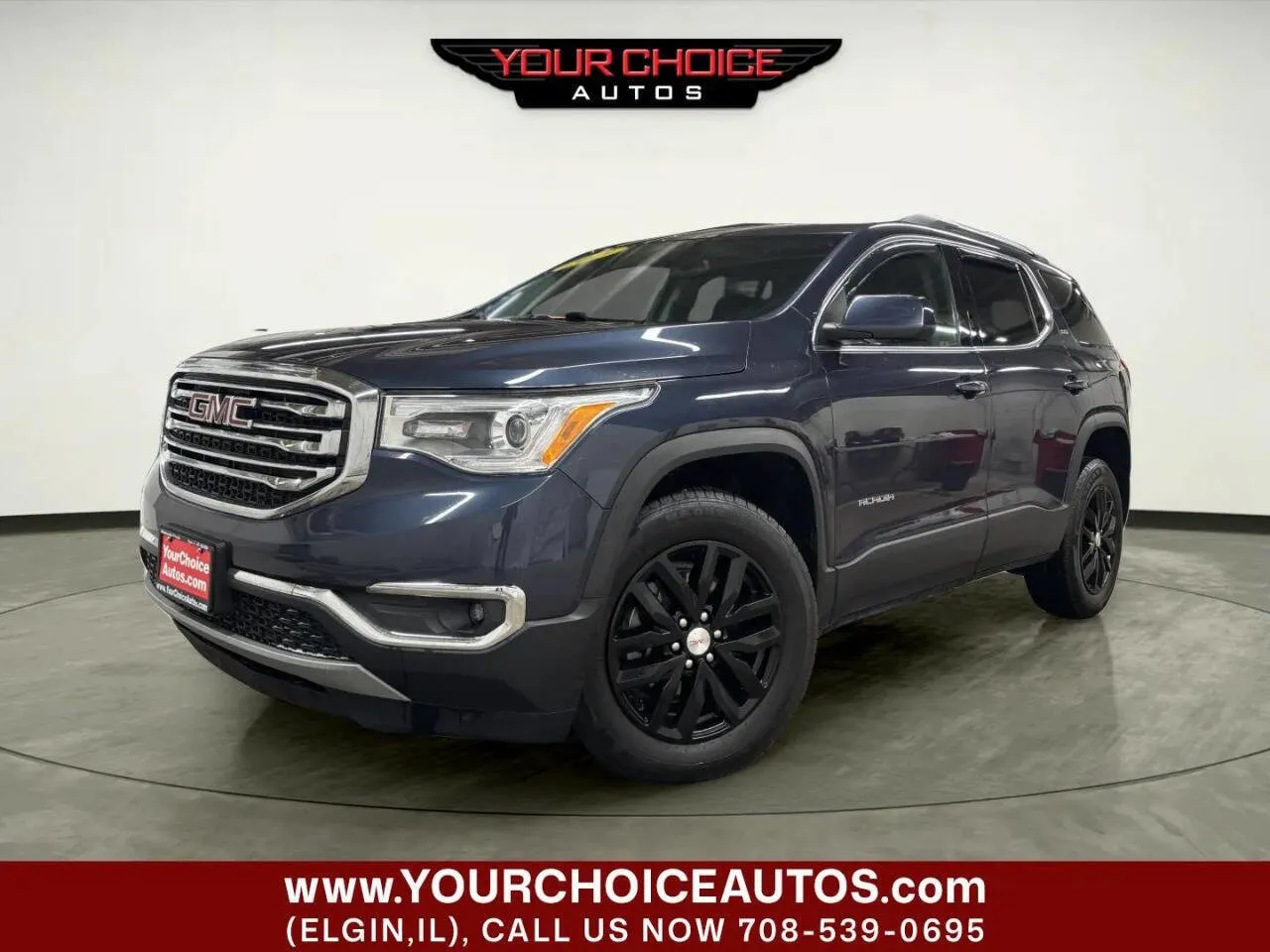 Blue 2019 GMC Acadia SLT for sale in Elgin, IL