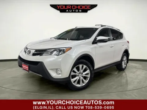 White 2014 Toyota RAV4 Limited for sale in Elgin, IL