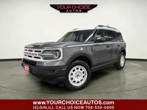 Gray 2023 Ford Bronco Sport Heritage for sale in Elgin, IL