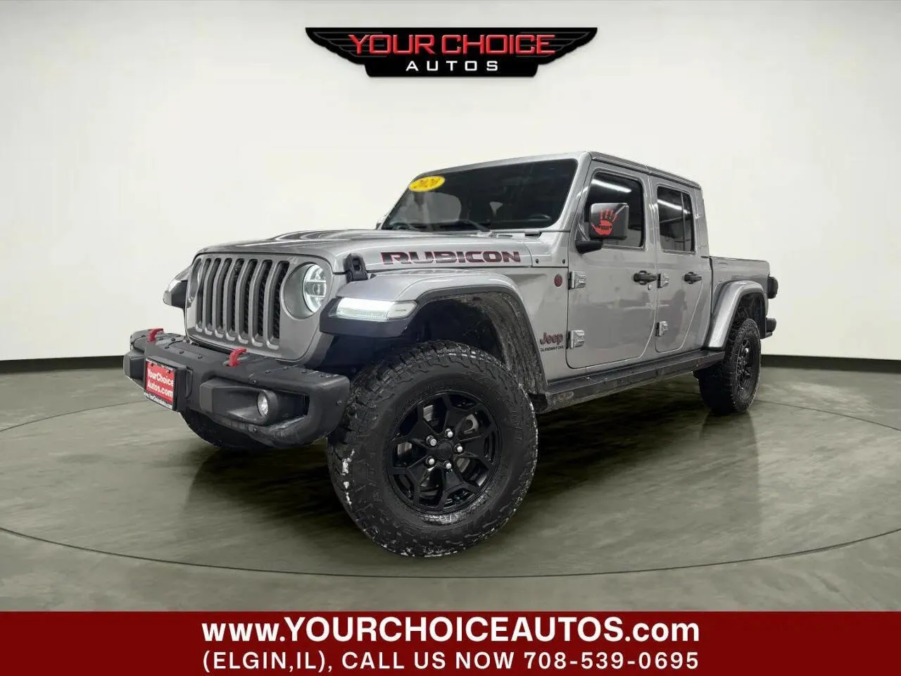 Silver 2020 Jeep Gladiator Rubicon for sale in Elgin, IL