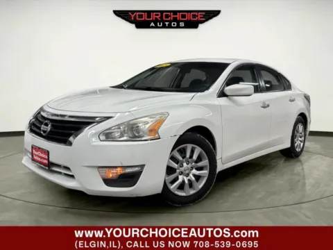 White 2015 Nissan Altima 2.5 S 4dr Sedan for sale in Elgin, IL