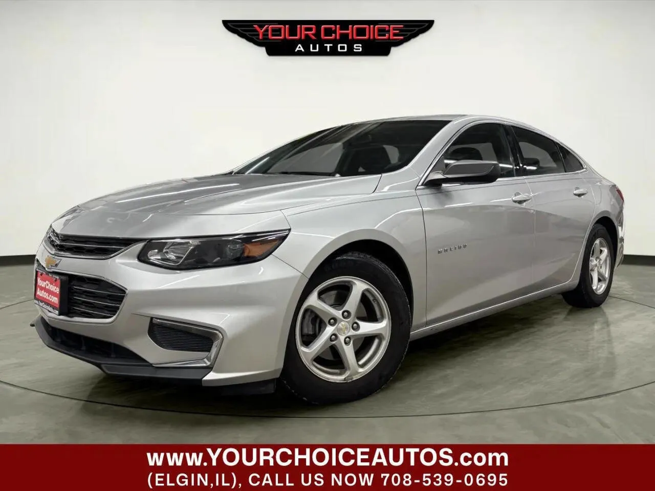Silver 2017 Chevrolet Malibu LS for sale in Elgin, IL