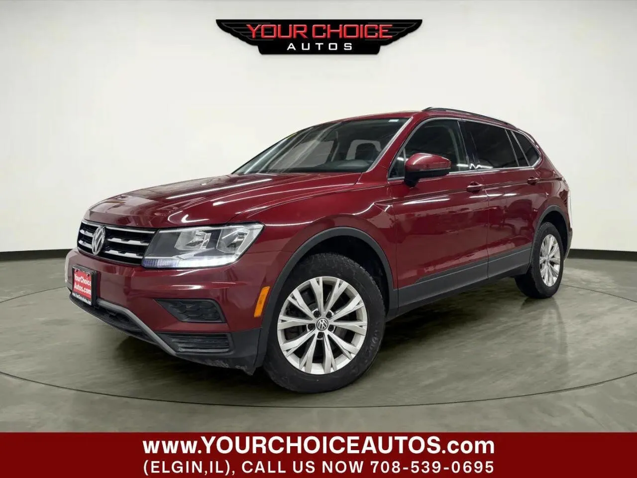 Red 2018 Volkswagen Tiguan S for sale in Elgin, IL