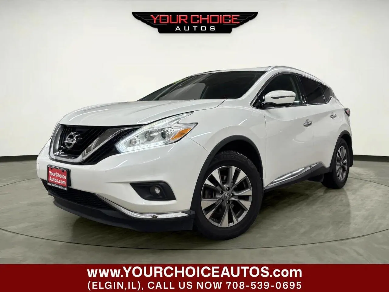 White 2016 Nissan Murano SL for sale in Elgin, IL