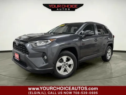 Gray 2021 Toyota RAV4 XLE AWD 4dr SUV for sale in Elgin, IL