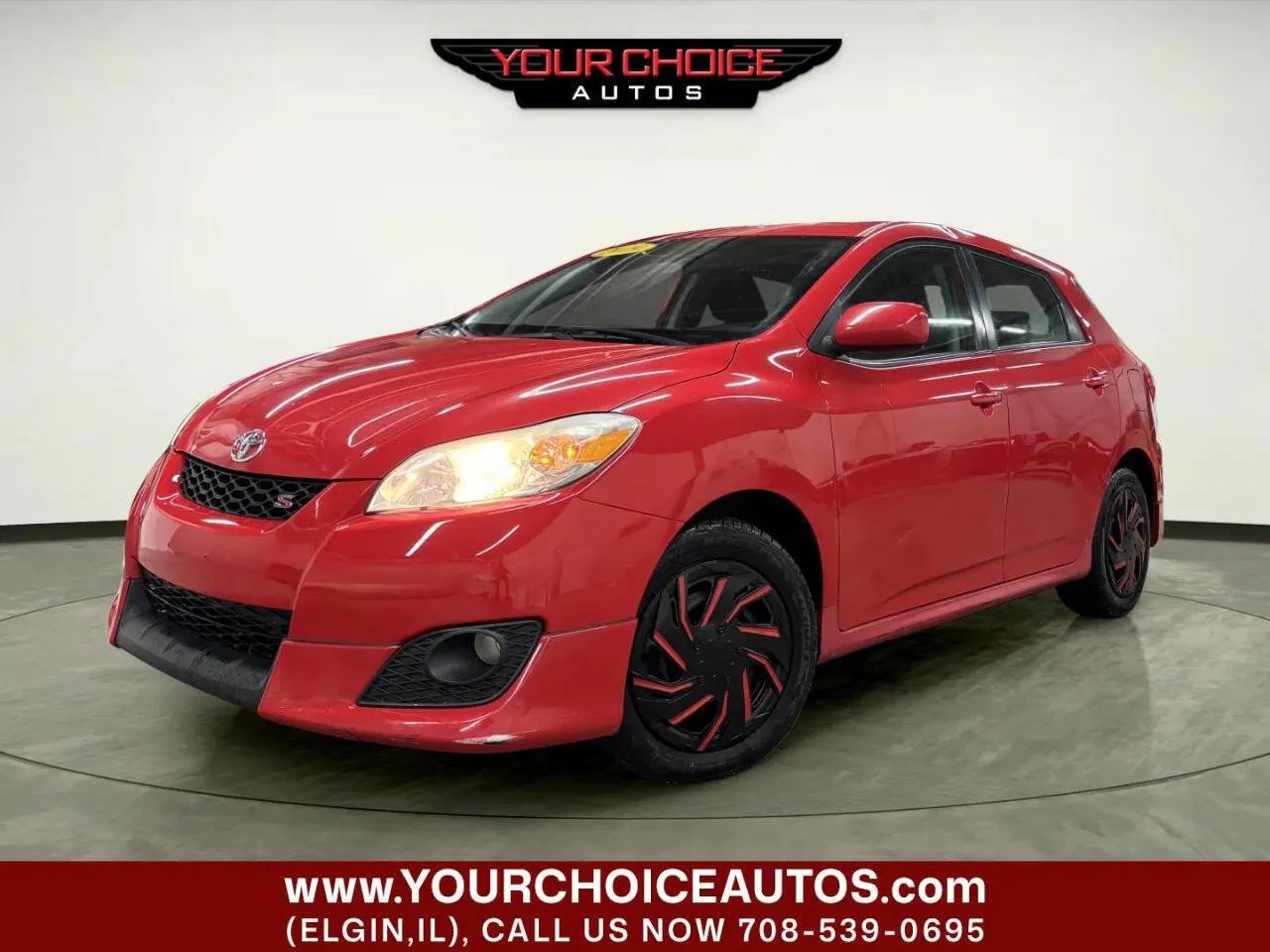 Red 2009 Toyota Matrix S for sale in Elgin, IL