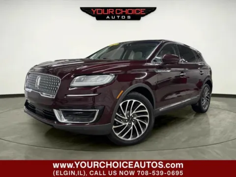 Red 2019 Lincoln Nautilus Reserve for sale in Elgin, IL