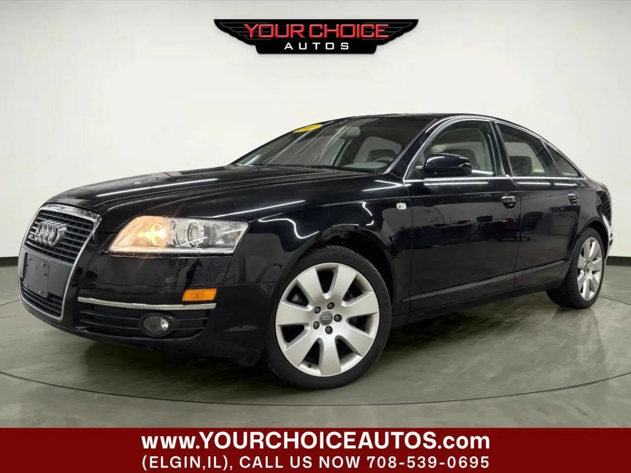 Black 2007 Audi A6 3.2L for sale in Elgin, IL