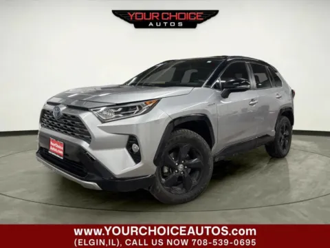 Silver 2020 Toyota RAV4 Hybrid XSE for sale in Elgin, IL