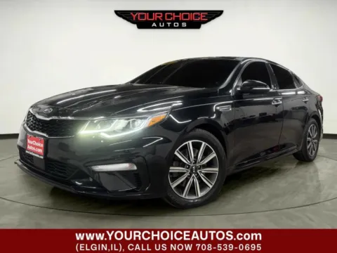 Black 2020 Kia Optima EX Premium for sale in Elgin, IL