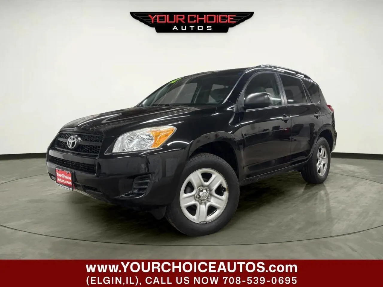 Black 2012 Toyota RAV4 Base 4x4 4dr SUV for sale in Elgin, IL
