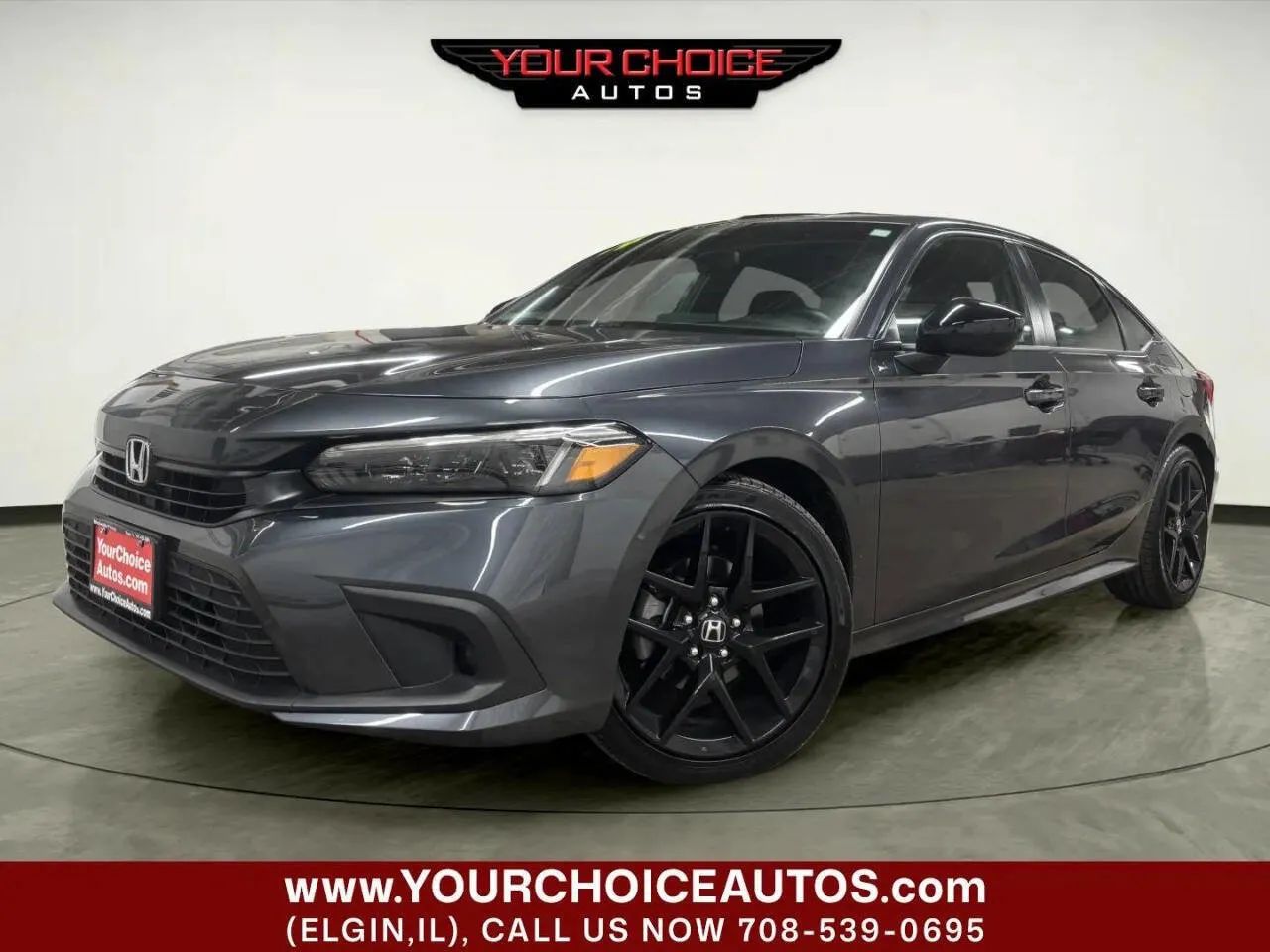 Black 2024 Honda Civic Sedan Sport for sale in Elgin, IL