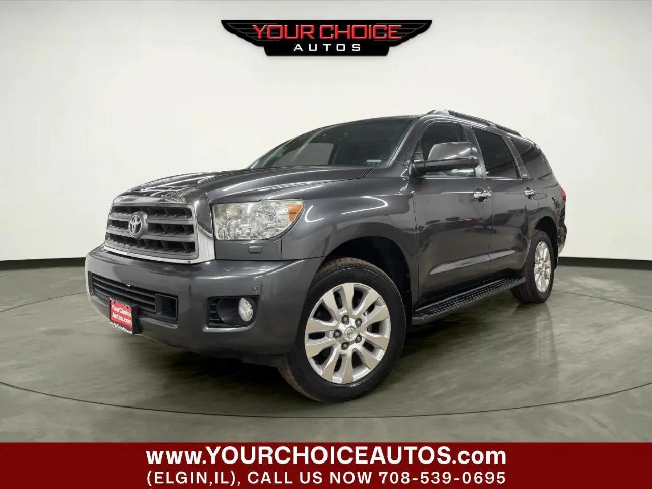 Gray 2014 Toyota Sequoia Platinum for sale in Elgin, IL