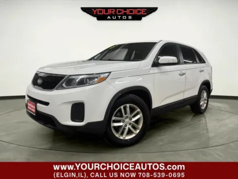 White 2015 Kia Sorento LX for sale in Elgin, IL