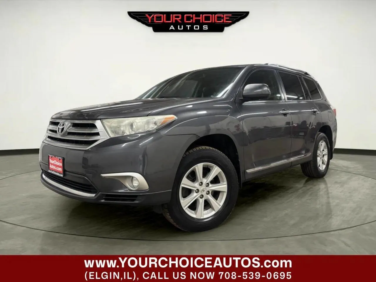 Gray 2013 Toyota Highlander SE AWD 4dr SUV for sale in Elgin, IL