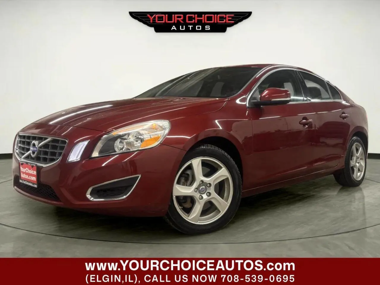 Red 2012 Volvo S60 T5 4dr Sedan for sale in Elgin, IL