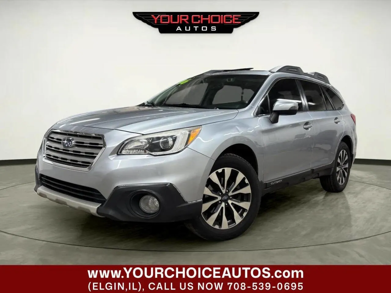 Silver 2016 Subaru Outback 2.5i Limited for sale in Elgin, IL