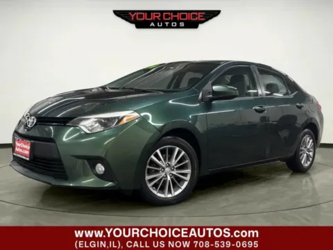 Green 2014 Toyota Corolla LE Plus 4dr Sedan for sale in Elgin, IL