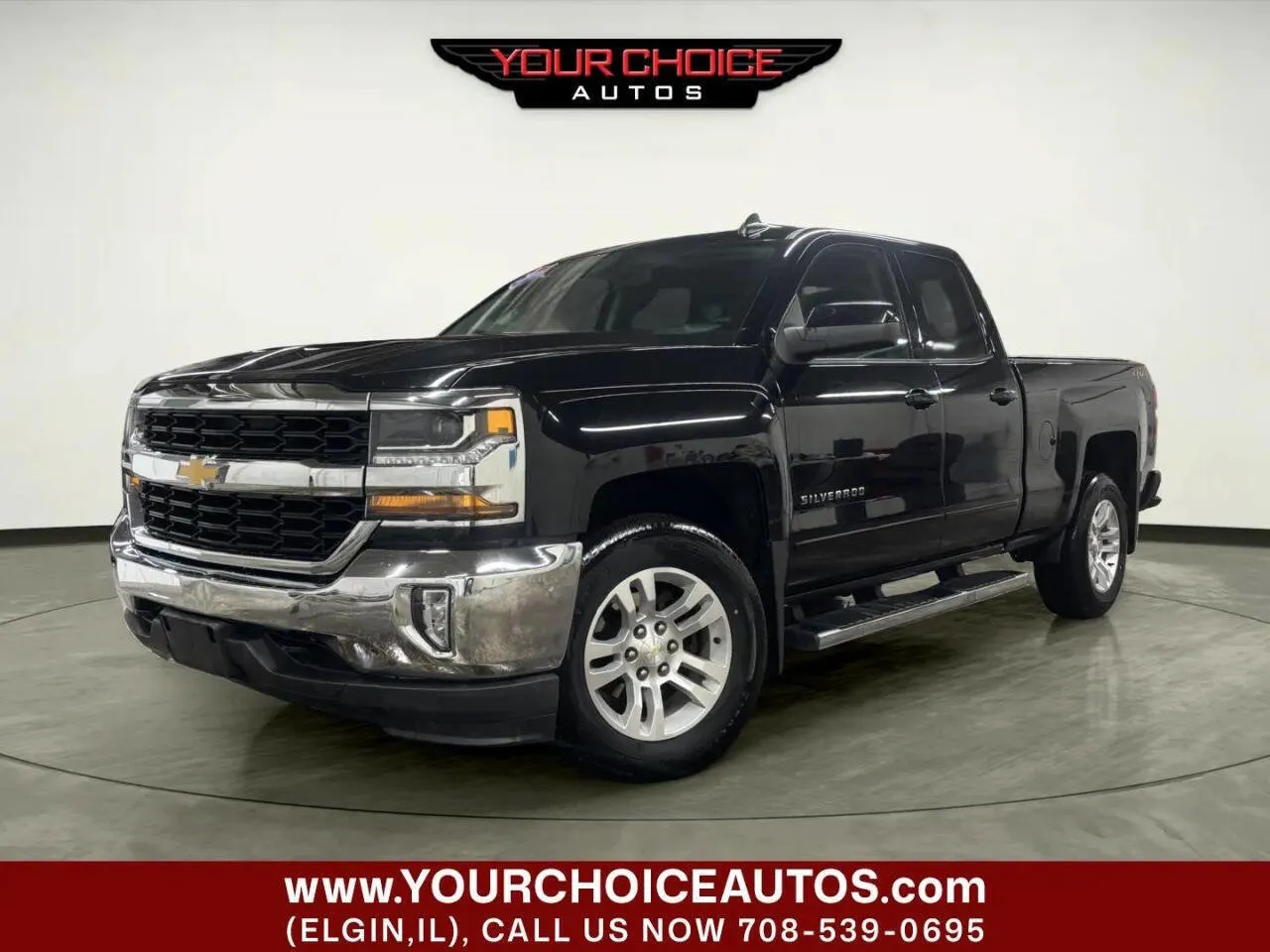 Black 2019 Chevrolet Silverado 1500 LD LT for sale in Elgin, IL