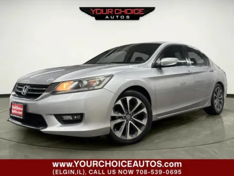 Silver 2014 Honda Accord Sedan Sport for sale in Elgin, IL