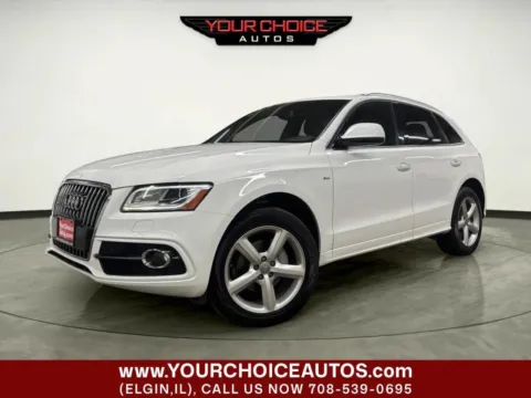 White 2017 Audi Q5 Premium Plus for sale in Elgin, IL