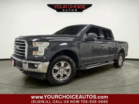 Gray 2017 Ford F-150 XLT 4x4 4dr SuperCrew 5.5 ft. SB for sale in Elgin, IL