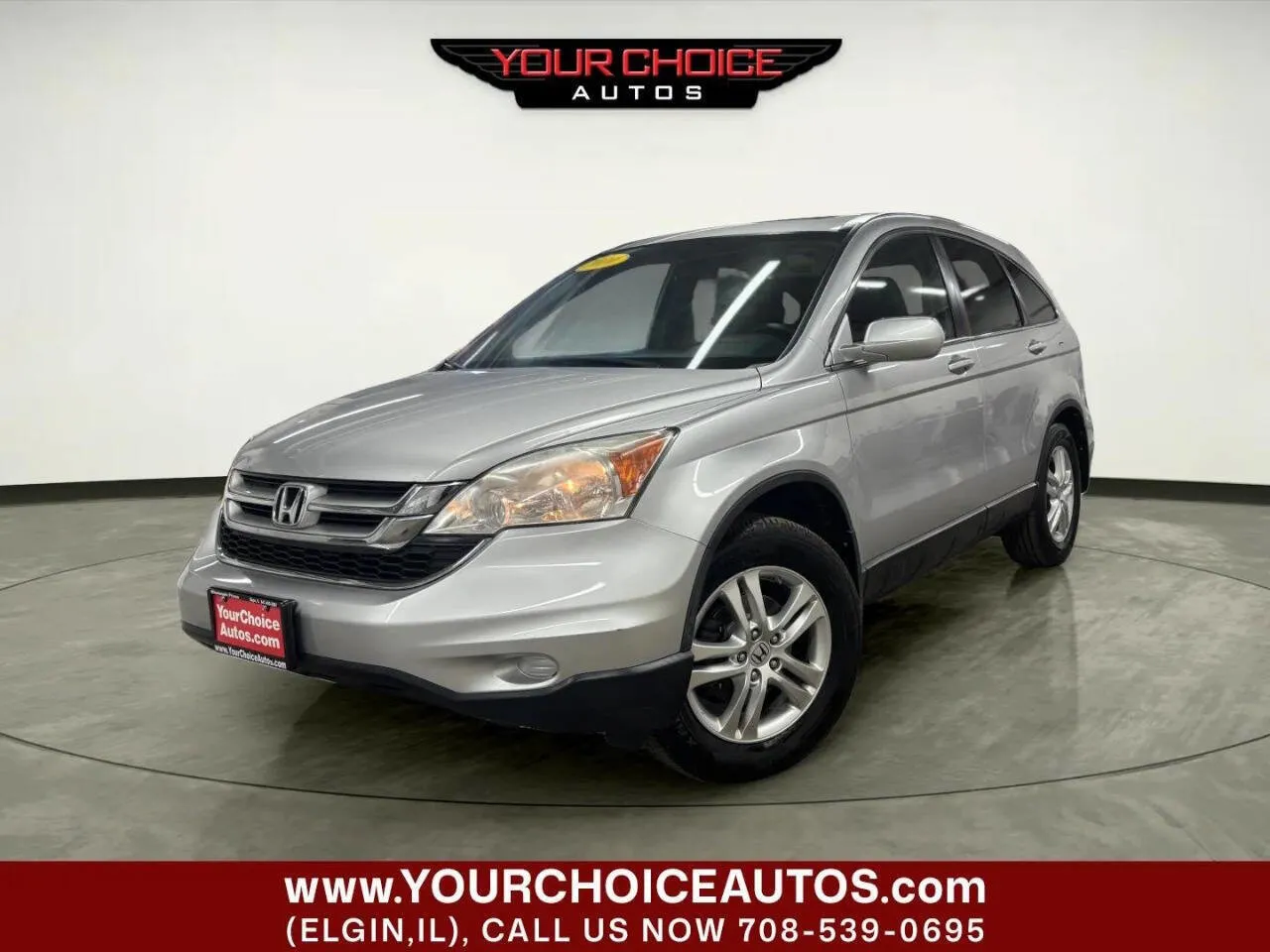 Silver 2010 Honda CR-V EX-L for sale in Elgin, IL