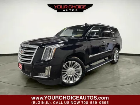 Black 2018 Cadillac Escalade Platinum for sale in Elgin, IL