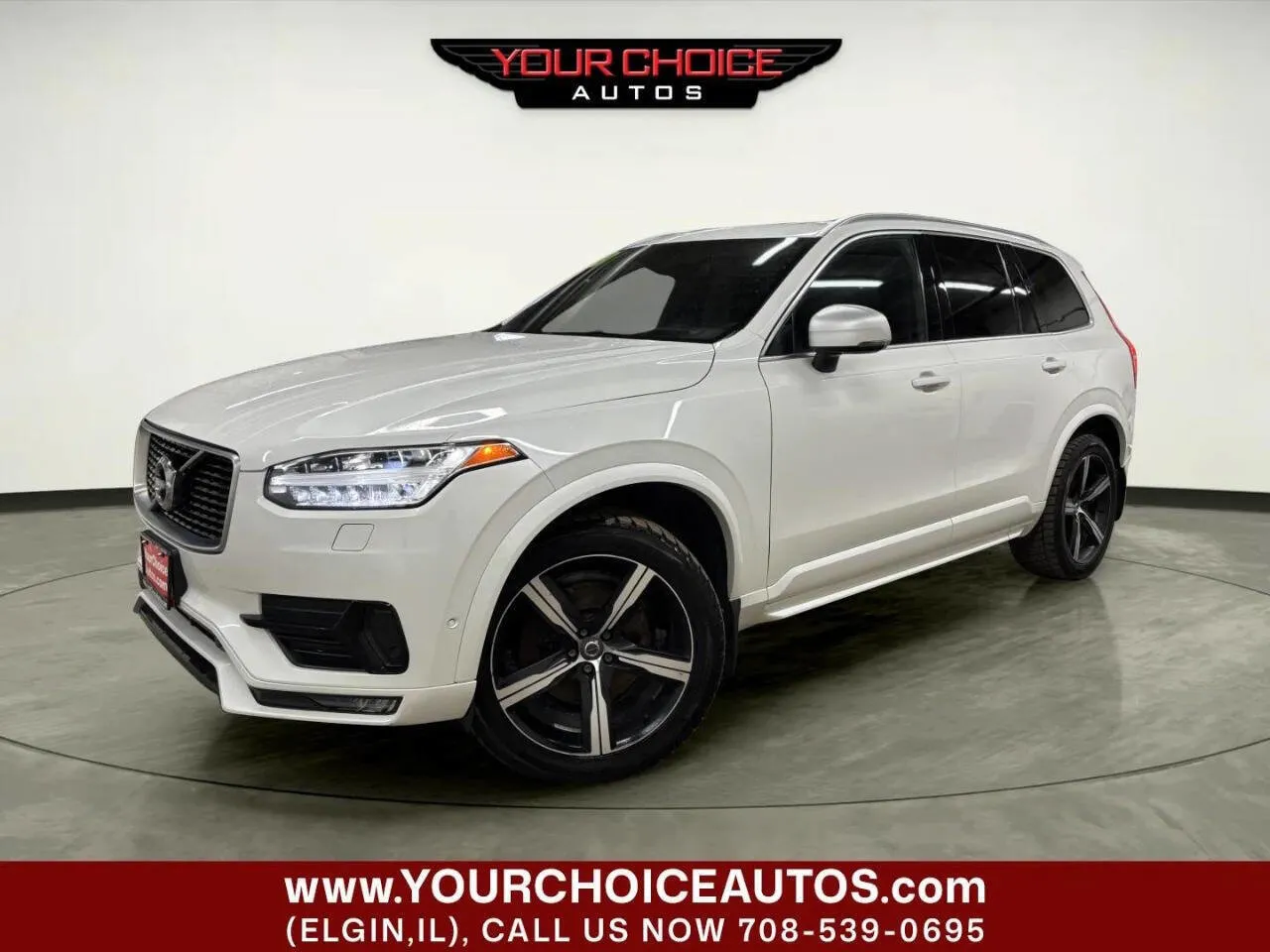 White 2018 Volvo XC90 R-Design for sale in Elgin, IL