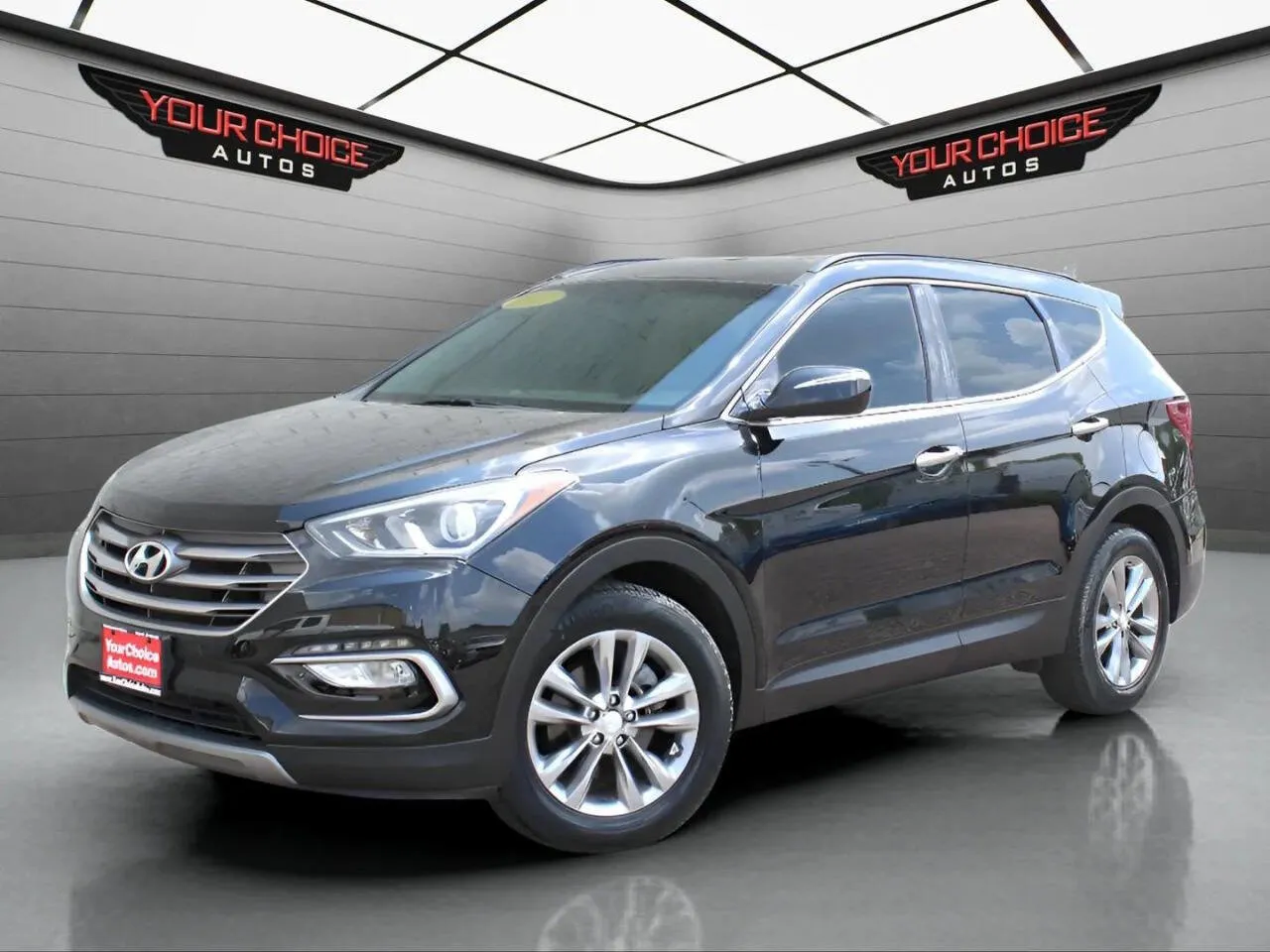 Black 2017 Hyundai Santa Fe Sport 2.0T for sale in Elgin, IL