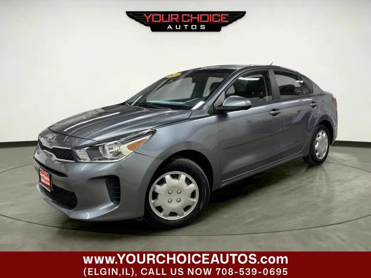 Gray 2020 Kia Rio S for sale in Elgin, IL