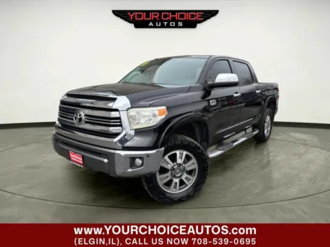 Black 2017 Toyota Tundra 1794 Edition 4x4 4dr CrewMax Cab Pickup SB (5.7L V8 FFV) for sale in Elgin, IL
