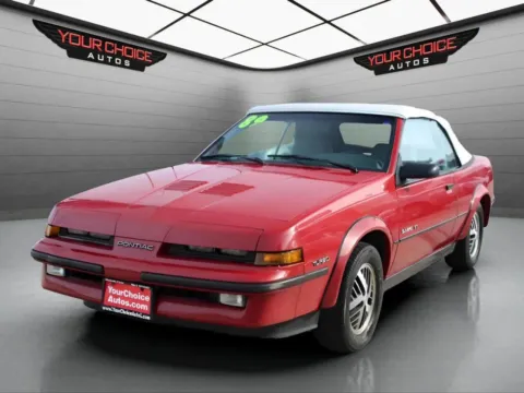 Red 1989 Pontiac Sunbird GT for sale in Elgin, IL