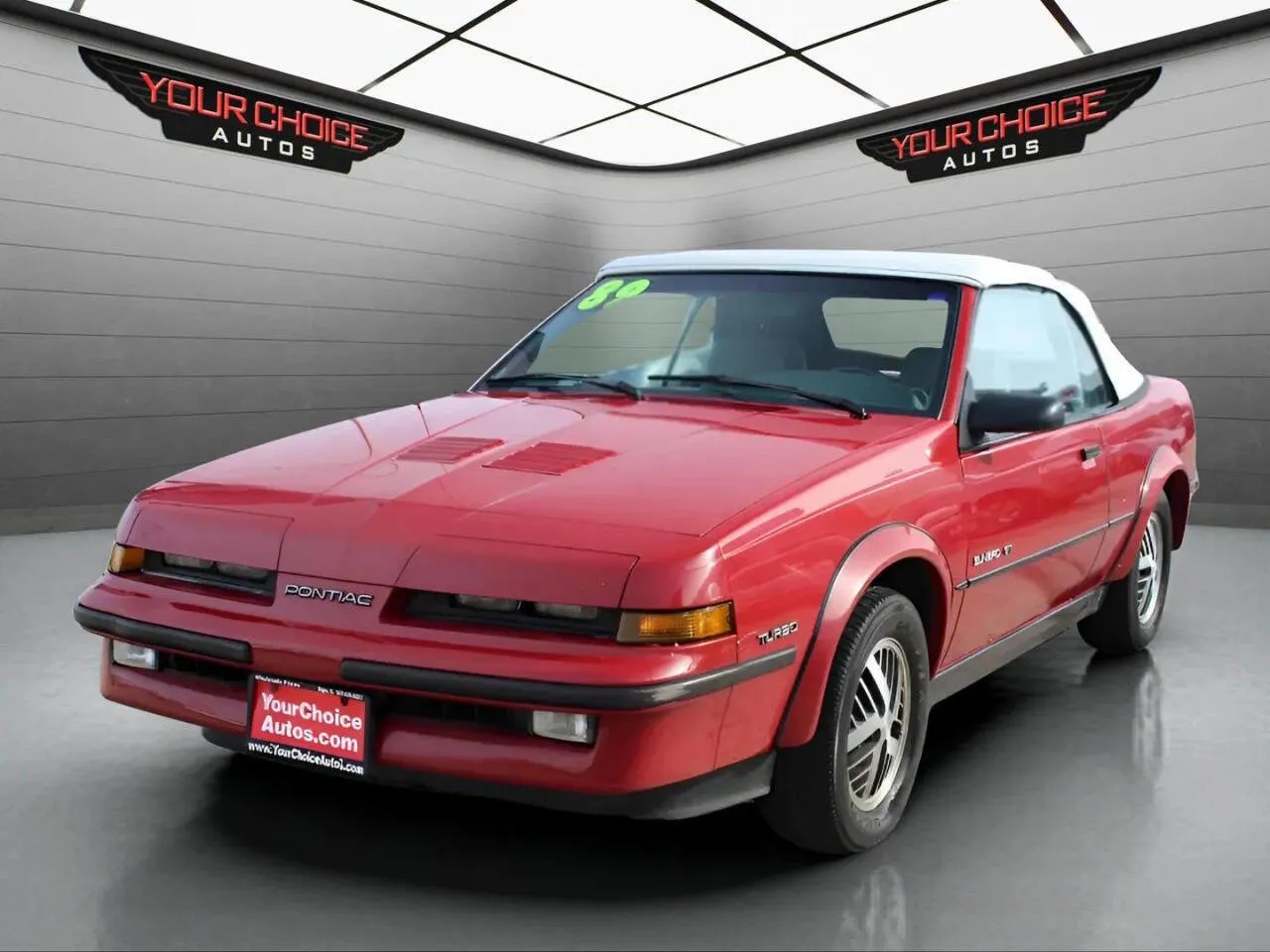 Red 1989 Pontiac Sunbird GT for sale in Elgin, IL