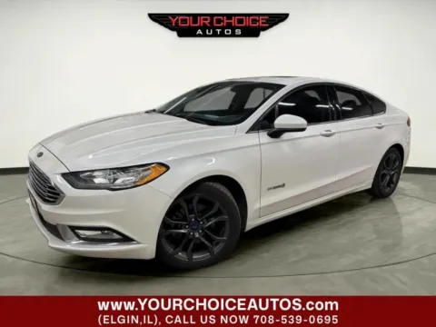 White 2018 Ford Fusion Hybrid SE for sale in Elgin, IL