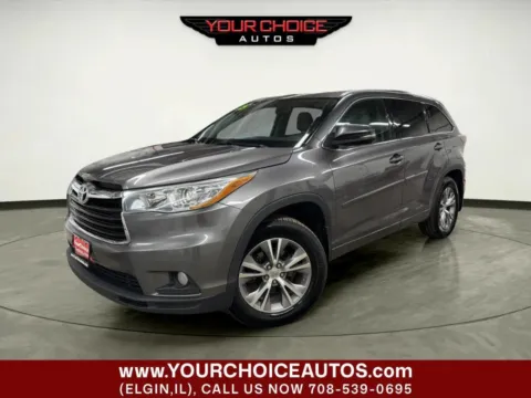 Gray 2015 Toyota Highlander XLE for sale in Elgin, IL
