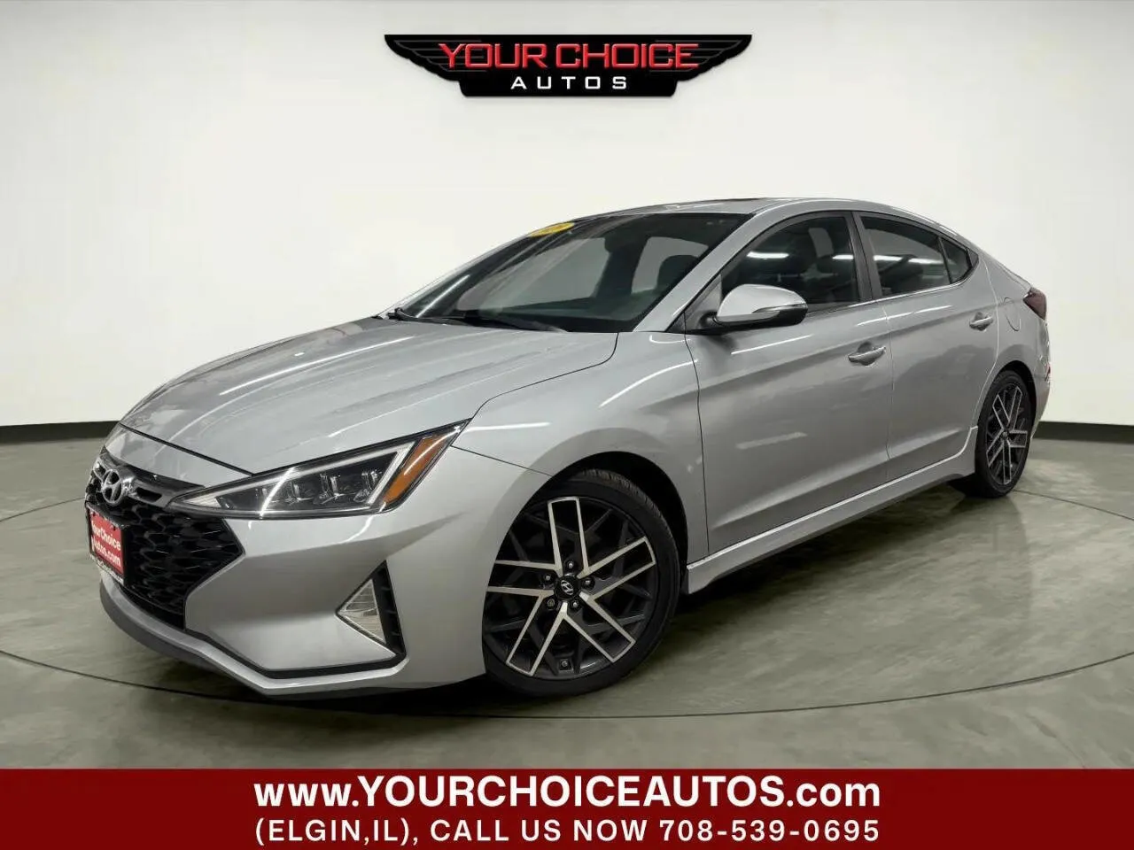 Silver 2020 Hyundai Elantra Sport for sale in Elgin, IL