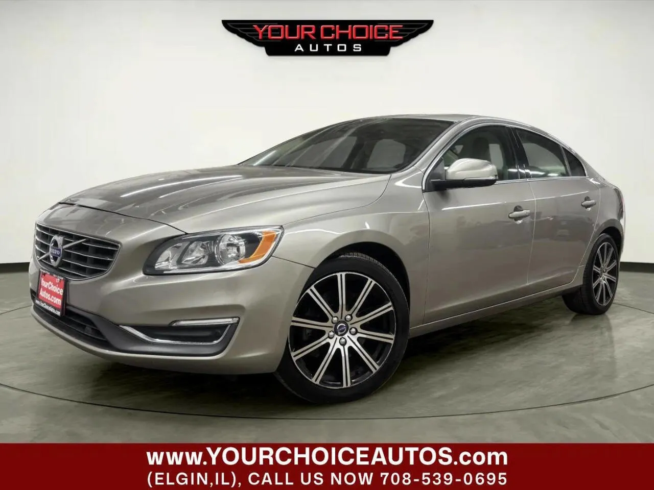 Beige 2016 Volvo S60 Inscription T5 Premier for sale in Elgin, IL