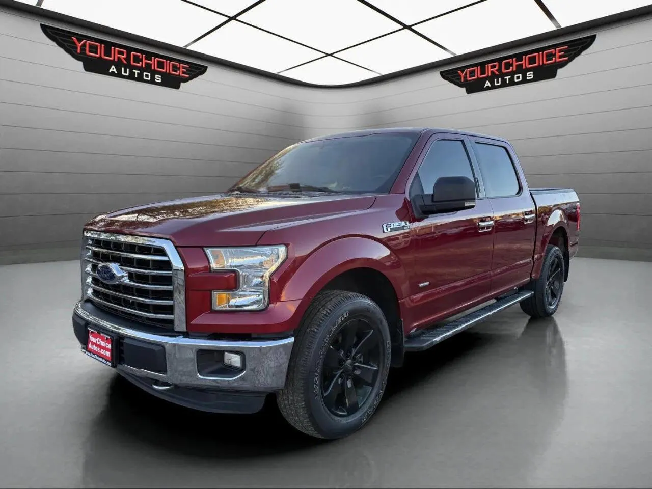 Red 2015 Ford F-150 XLT 4x4 4dr SuperCrew 5.5 ft. SB for sale in Elgin, IL