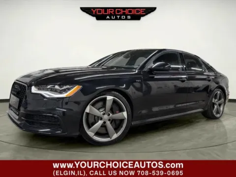 Black 2015 Audi S6 4.0T quattro AWD 4dr Sedan for sale in Elgin, IL