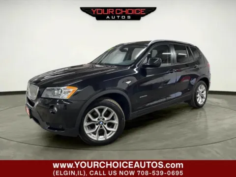 Black 2013 BMW X3 xDrive35i for sale in Elgin, IL