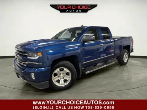 Blue 2018 Chevrolet Silverado 1500 LTZ for sale in Elgin, IL