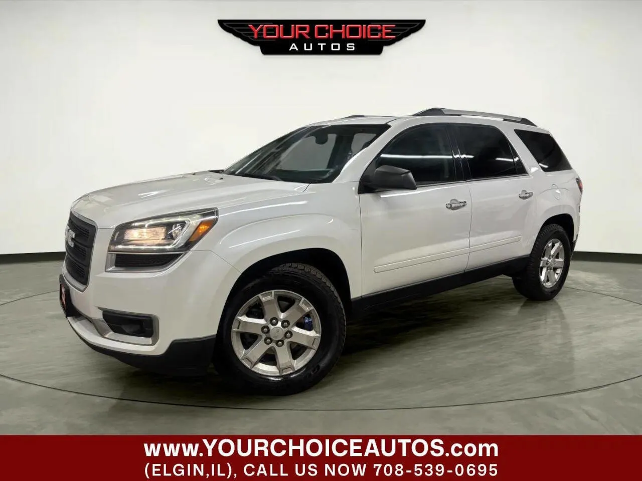 White 2016 GMC Acadia SLE for sale in Elgin, IL