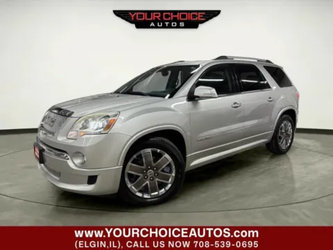 Silver 2012 GMC Acadia Denali for sale in Elgin, IL